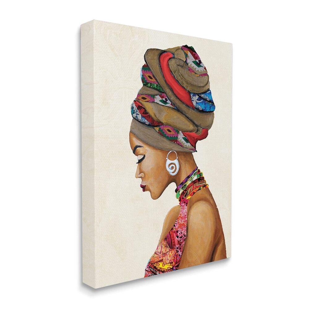 1307 Wearing Traditional African Fashion Headwrap